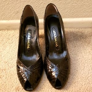 Jasmin Alligator skin shoes Vintage